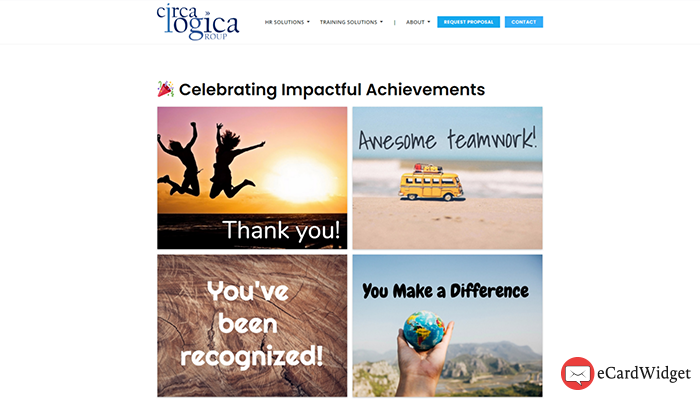 A few of Circa Logica Group’s employee appreciation eCards, which can be used for Administrative Professionals Day.