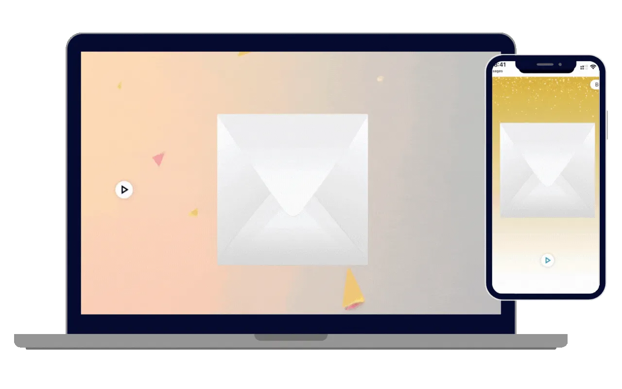 eCardWidget automated cards demo