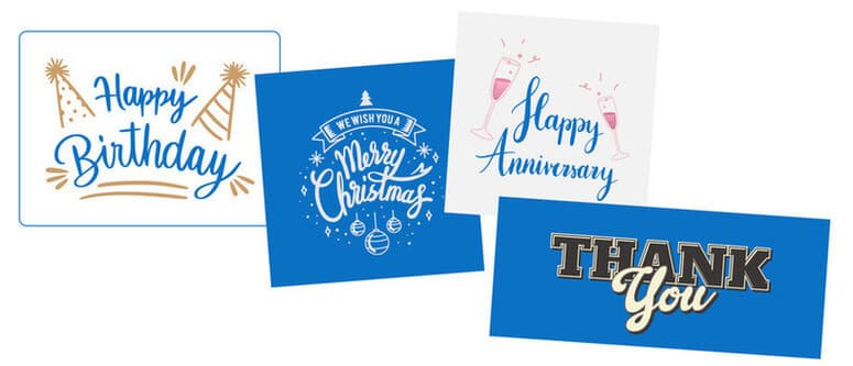 Nonprofits use eCards like these to collect donations, say thanks, and boost support.