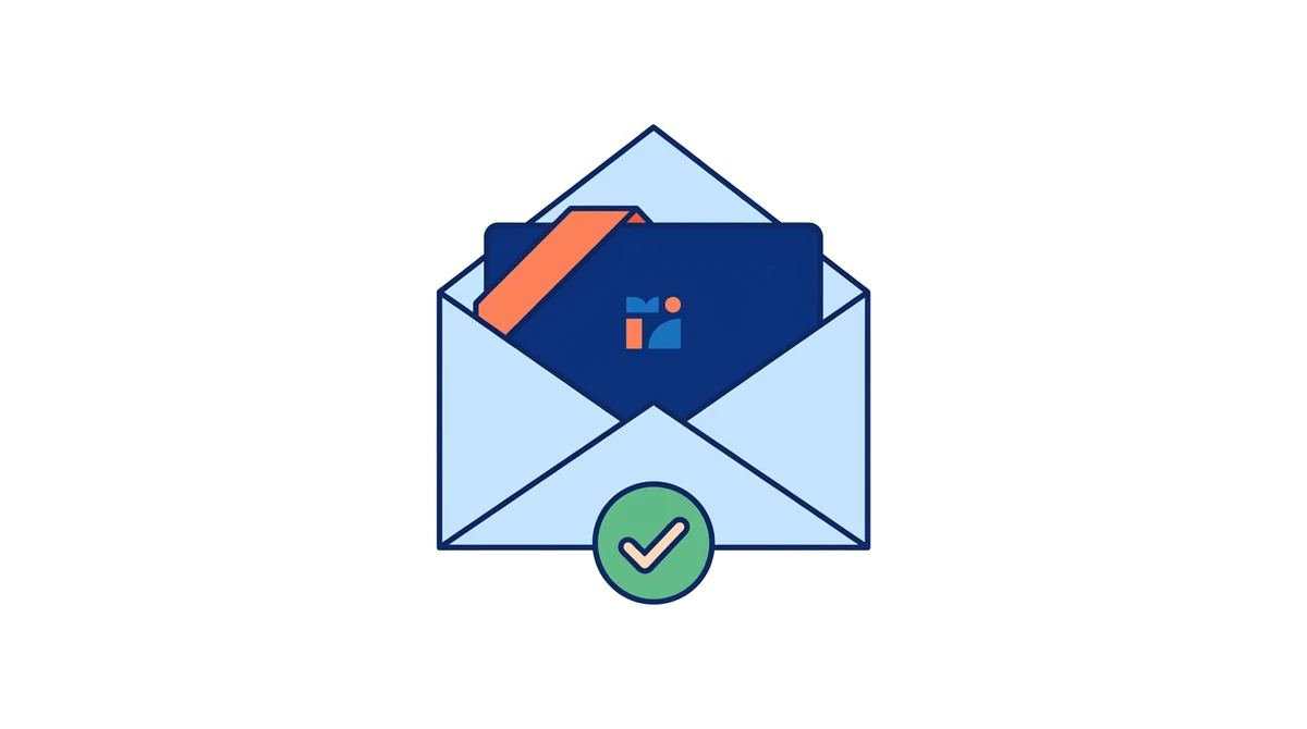 An eCard with a gift card tucked inside and a claim button