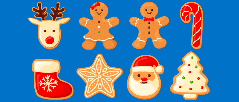 Holiday cookie tins are festive customer appreciation gifts that people can indulge in.